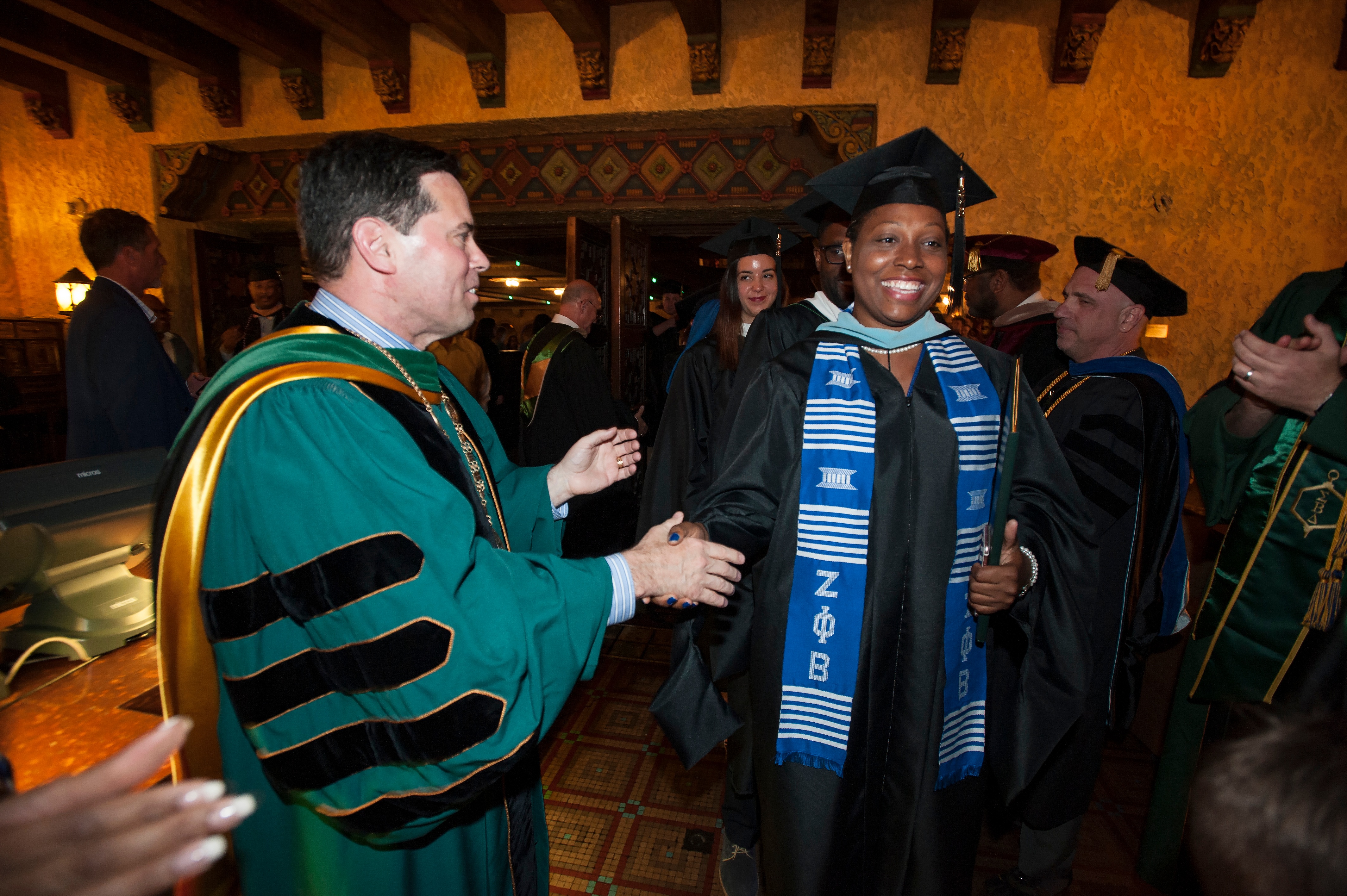 Dr. Senese and Tampa grad
